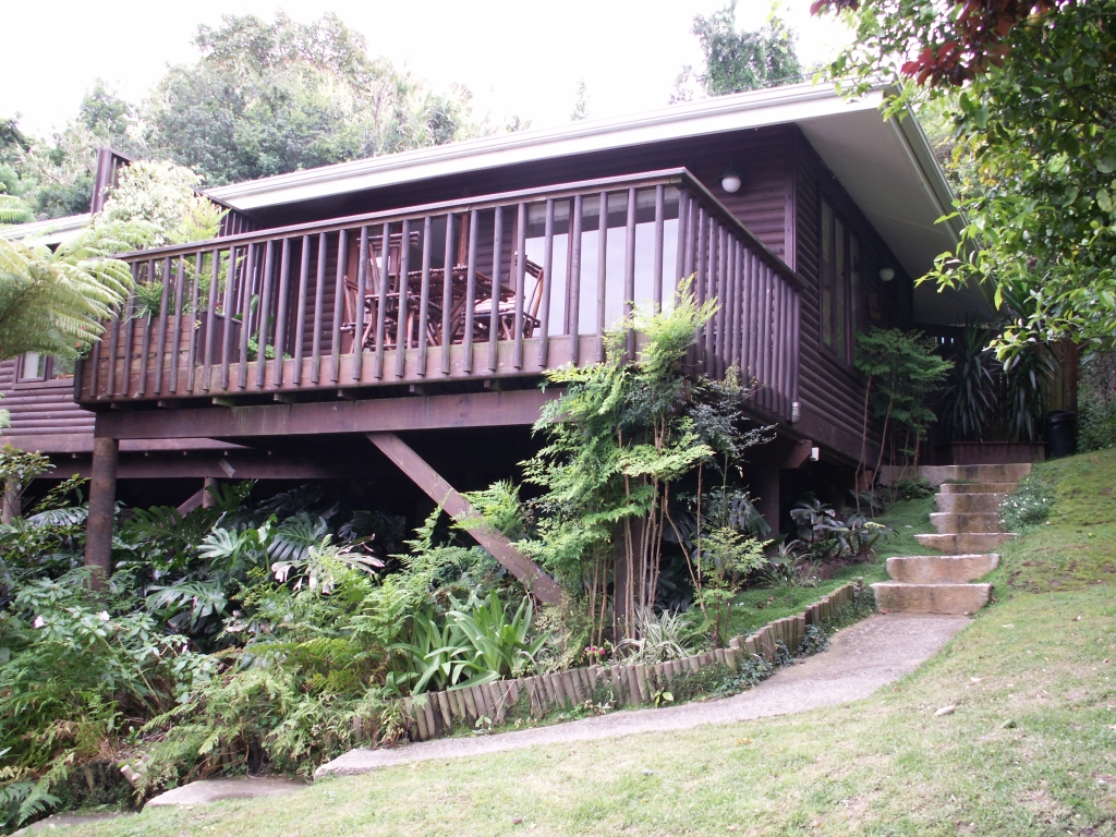 Ons B&B in Knysna is een prachtige houten chalet.