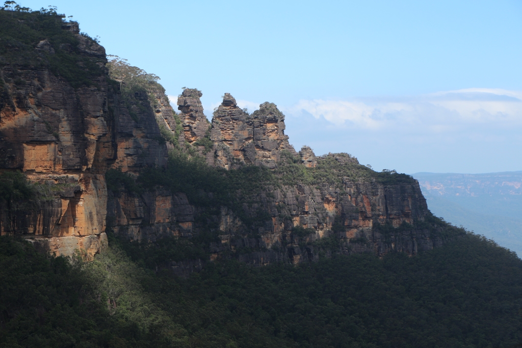 The Three Sisters is een beroemde rotsformatie in Blue Mountains NP.