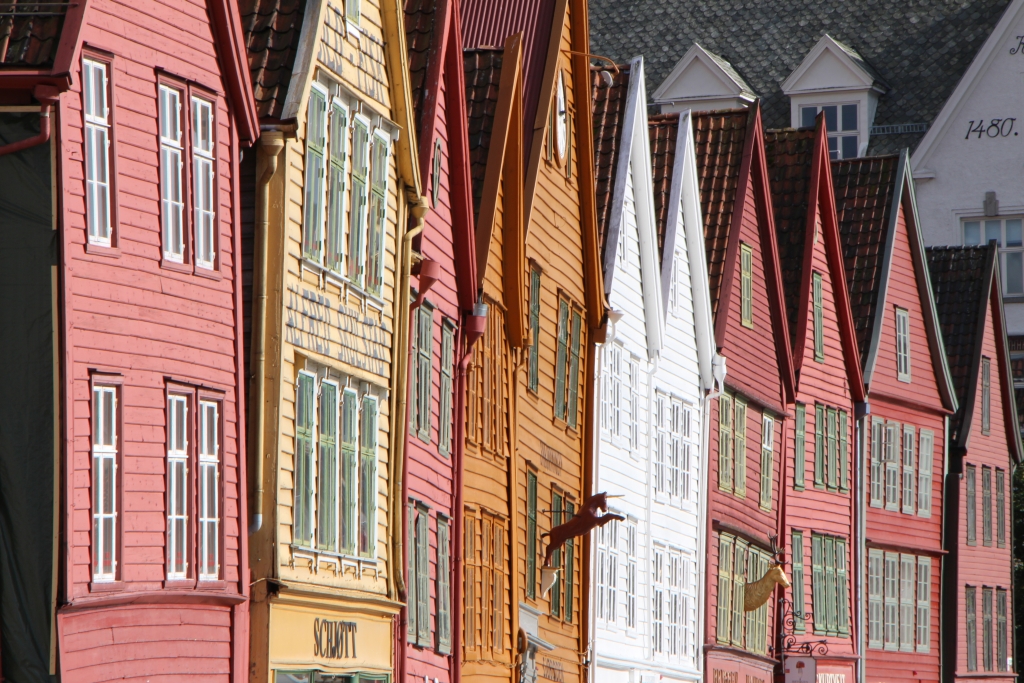 Bergen - Bryggen, het historische deel van Bergen