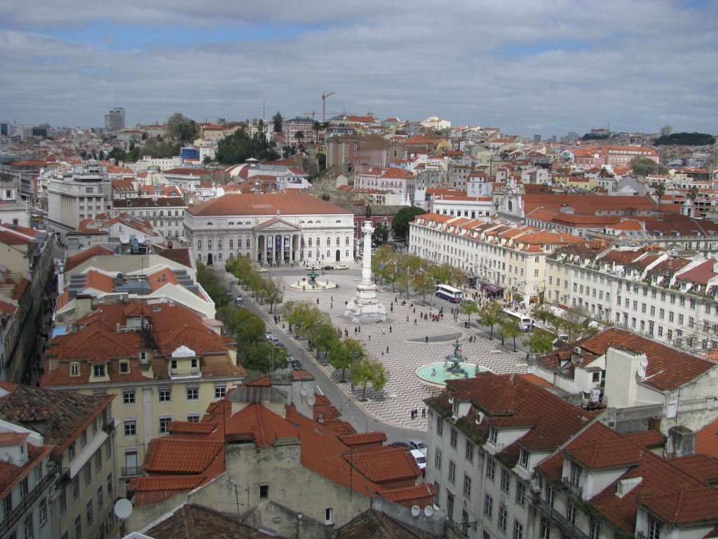 Praça Dom Pedro IV - Lissabon - Portugal