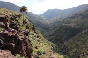 Prachtig zicht op de smalle Barranco de Soría
