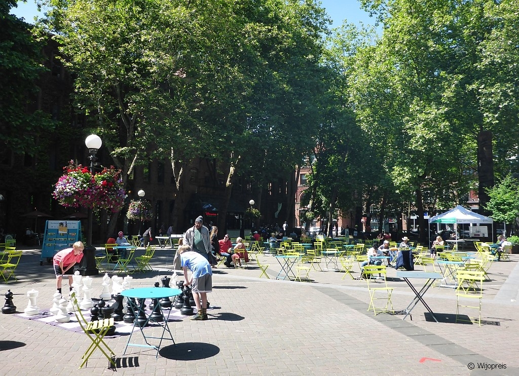 Recreëren op Occidental Square