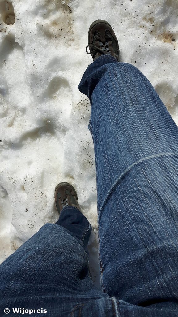 Ook in de zomer mag er nog sneeuw getrotseerd worden